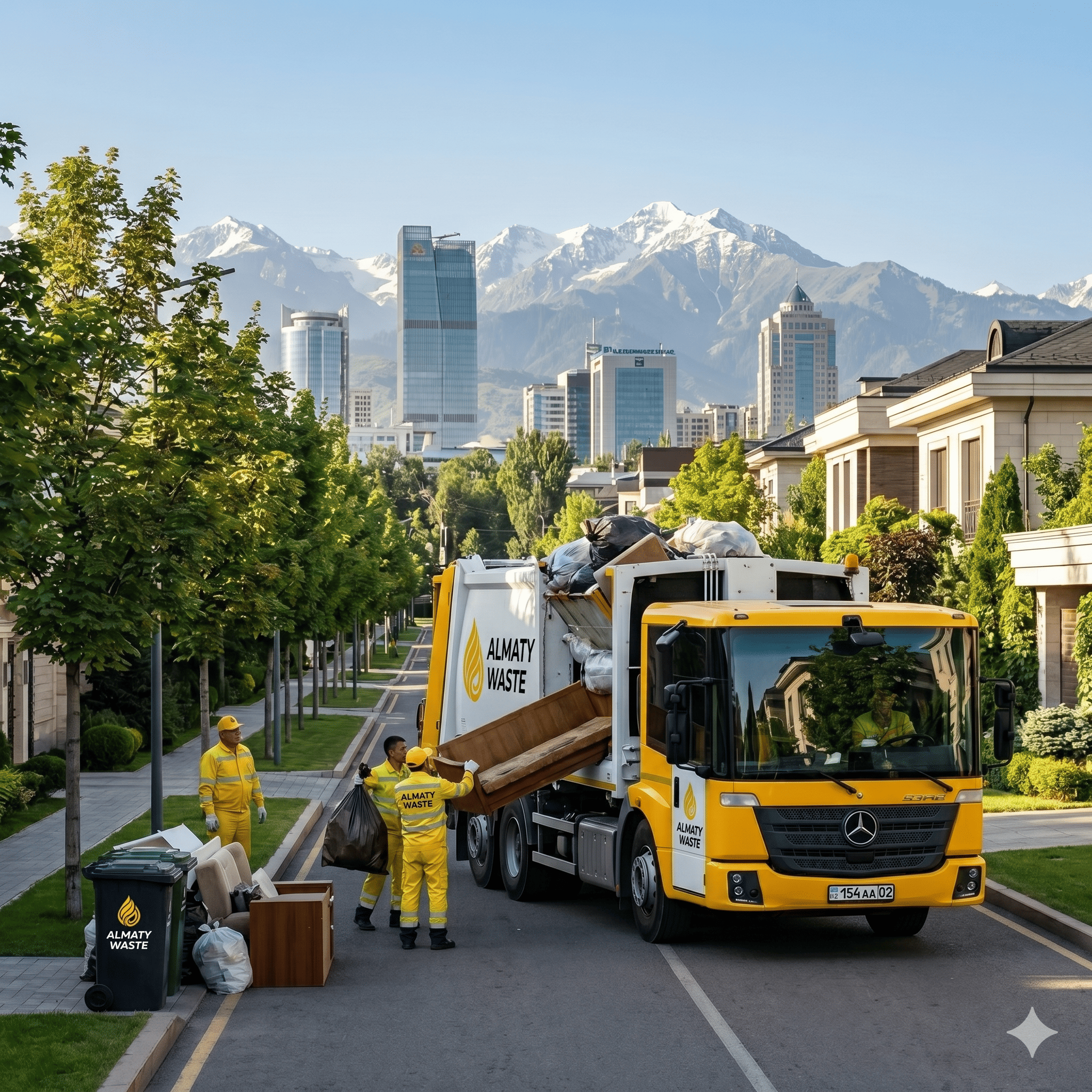 Вывоз бытового мусора — Almaty Waste