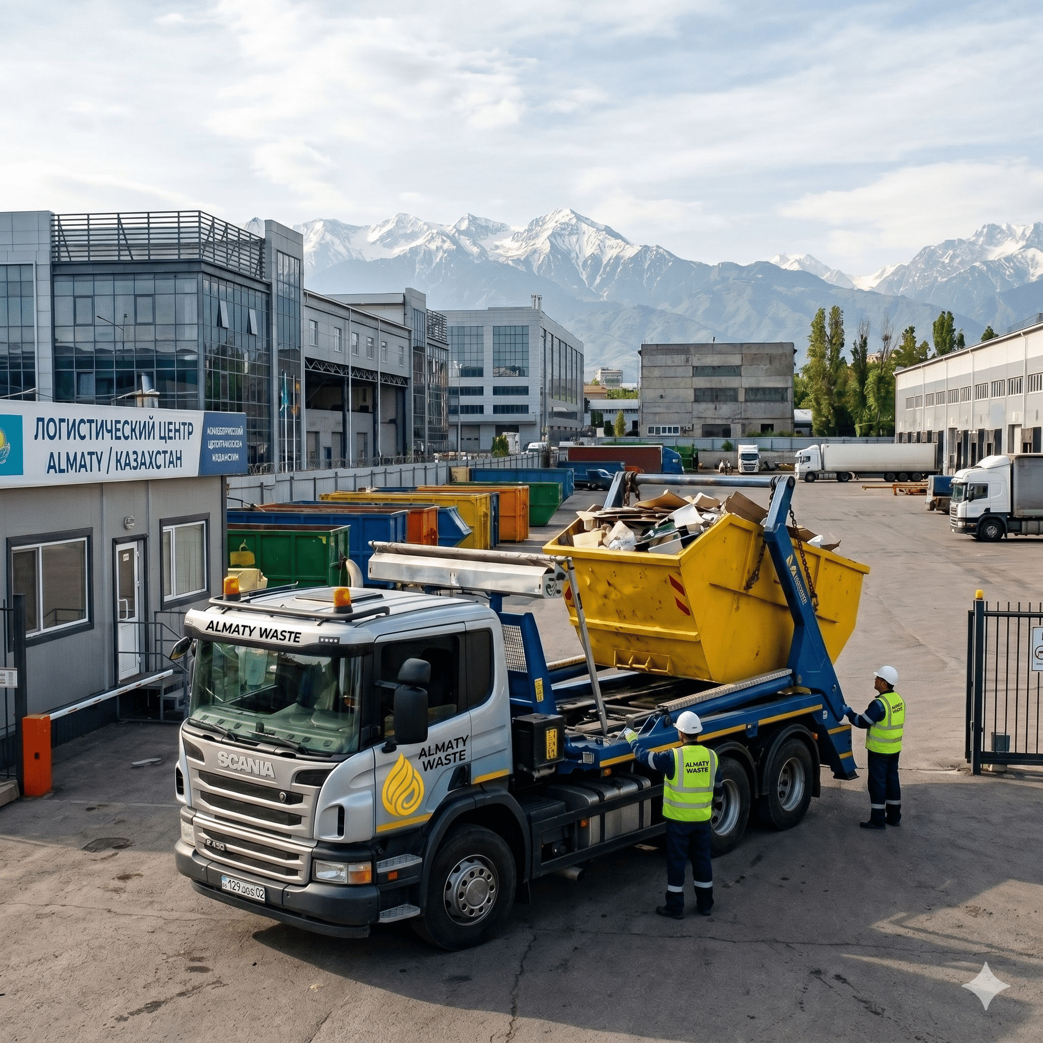 Вывоз промышленного мусора — Almaty Waste